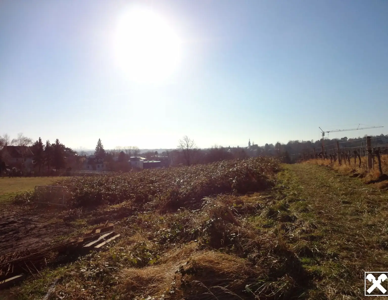 Anlage.: Grundstücke in Grinzinger Wald- und Wiesen Schutzgebiet " KEIN BAUGRUND"