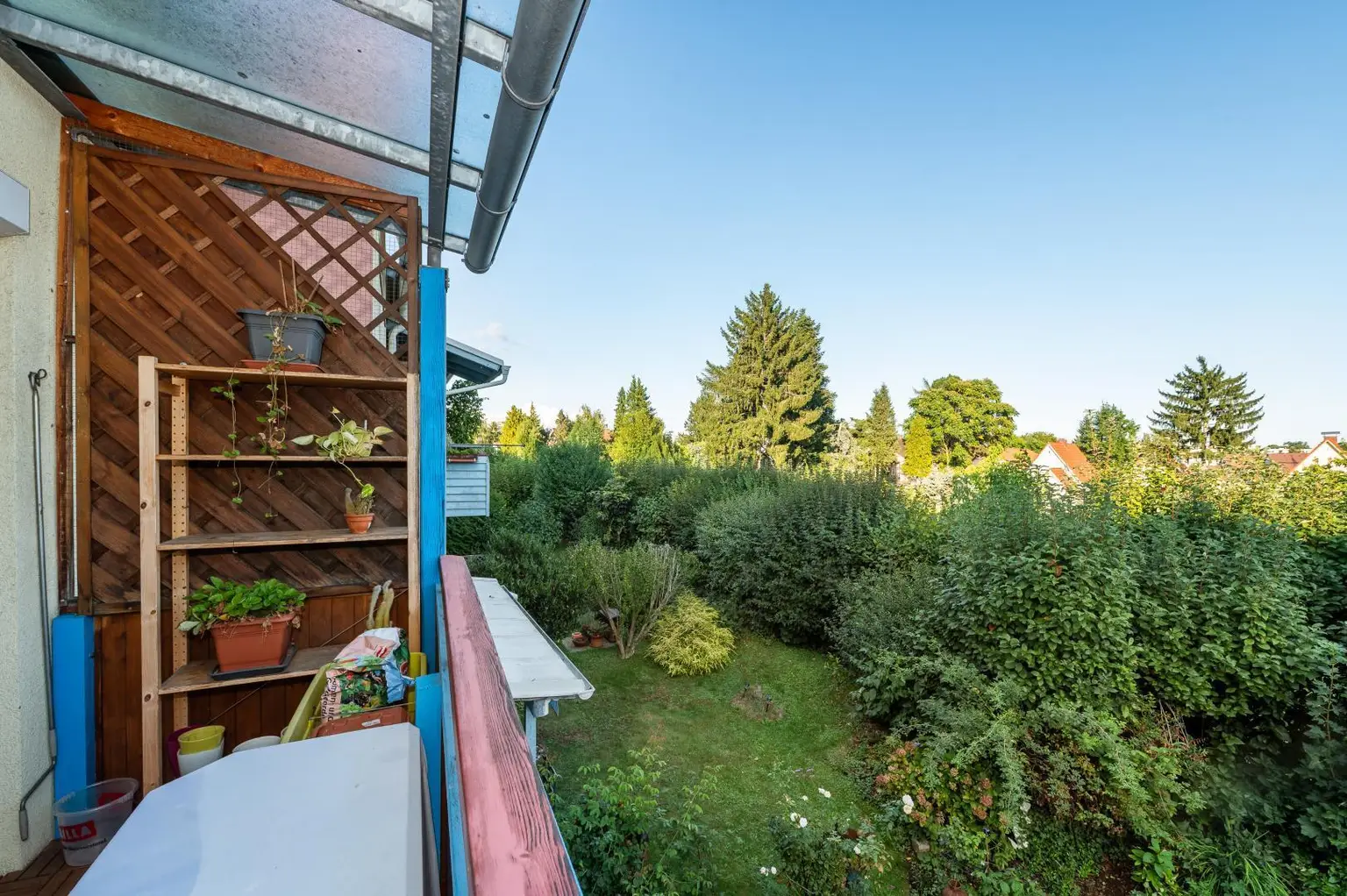 Balkon mit Aussicht