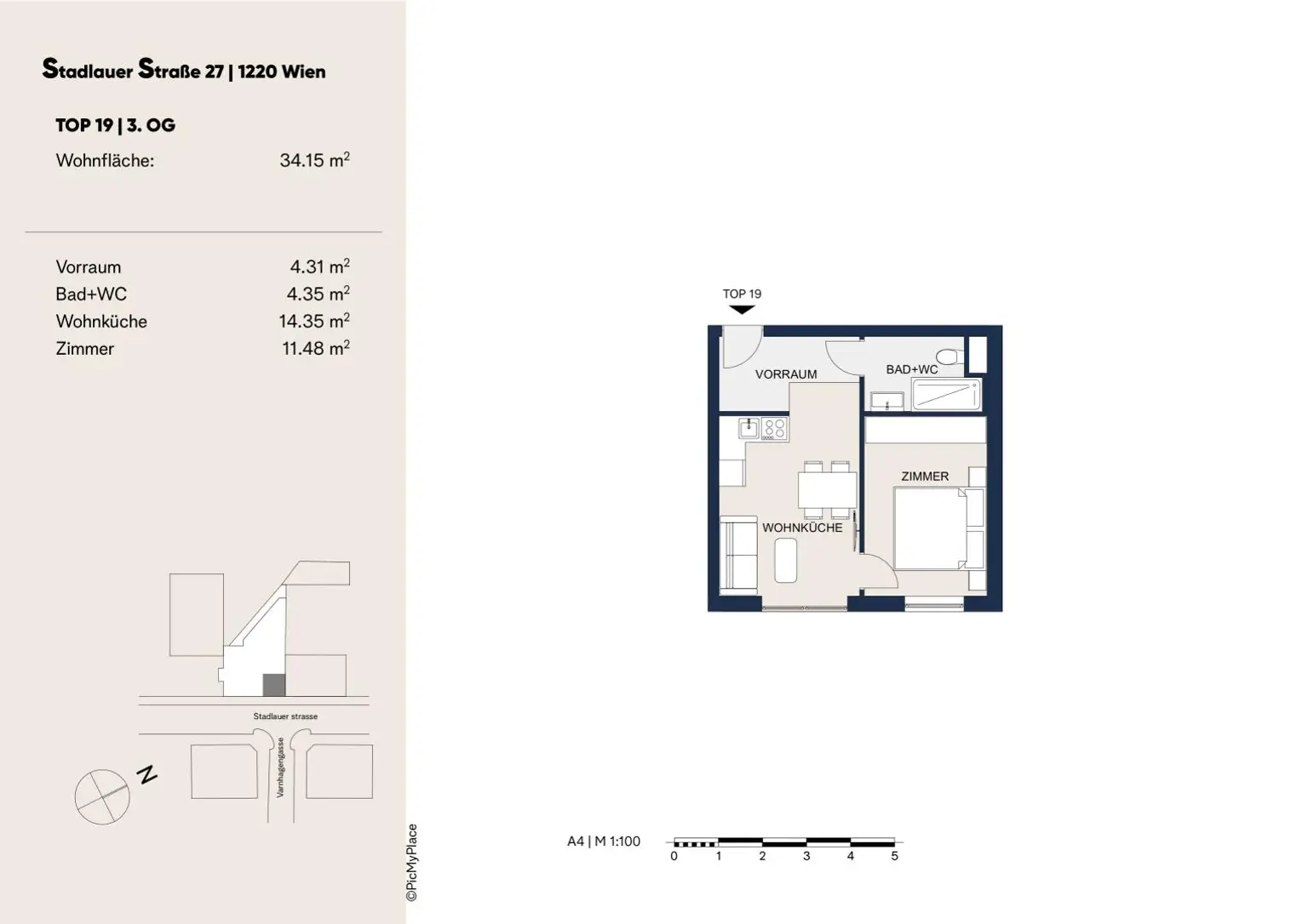 NEUBAU | Erstbezug 2 Zimmer – energieeffizient & bezugsfertig! Stadlau