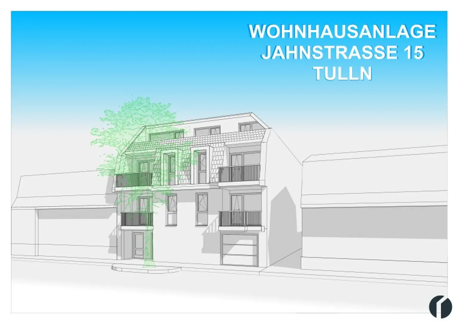 Bebauungsstudie Wohnhausanlage