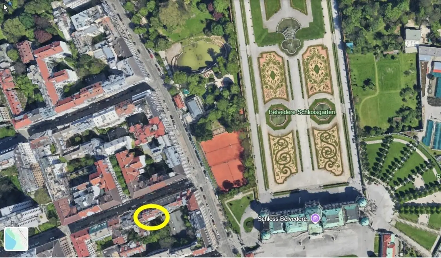 Google Earth Belvederegasse