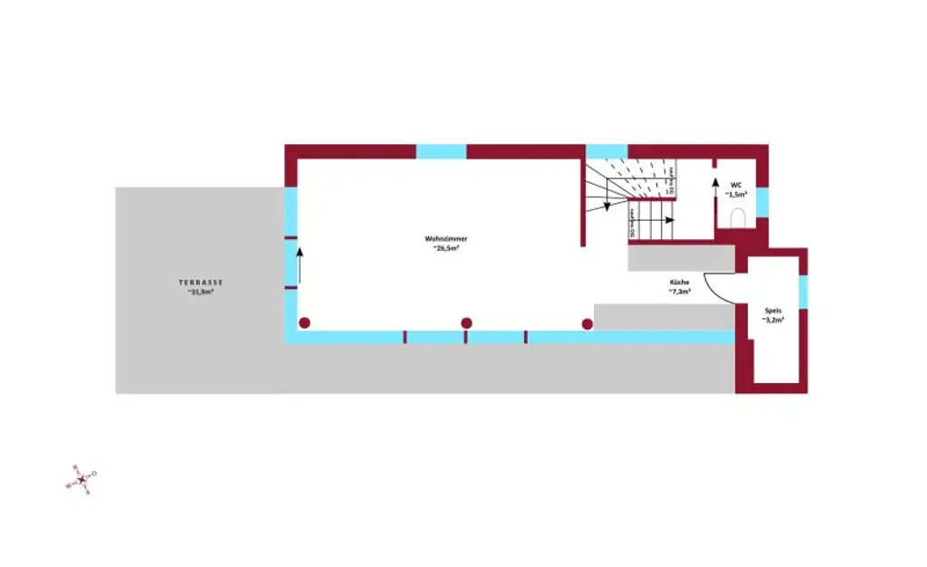 Exklusives Weinberg-Refugium: unverbaubarer Panoramablick in absoluter Ruhelage I hightech Pool I Dachterrasse mit Whirlpool I Erdwärme, Solarpaneele, Fußbodenheizung, Kühldecke