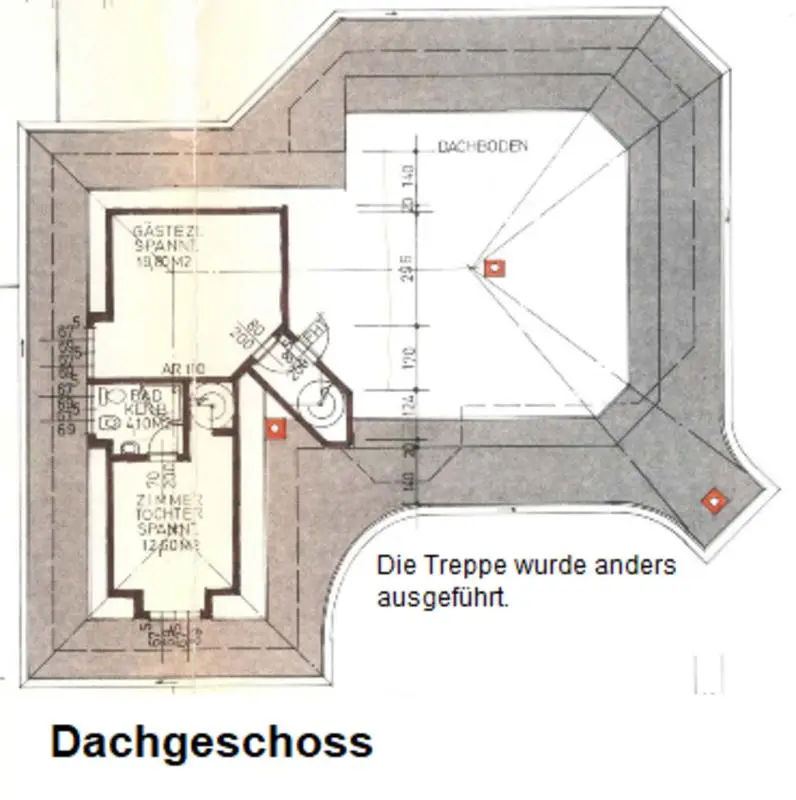 Grundriss Dachgeschoss