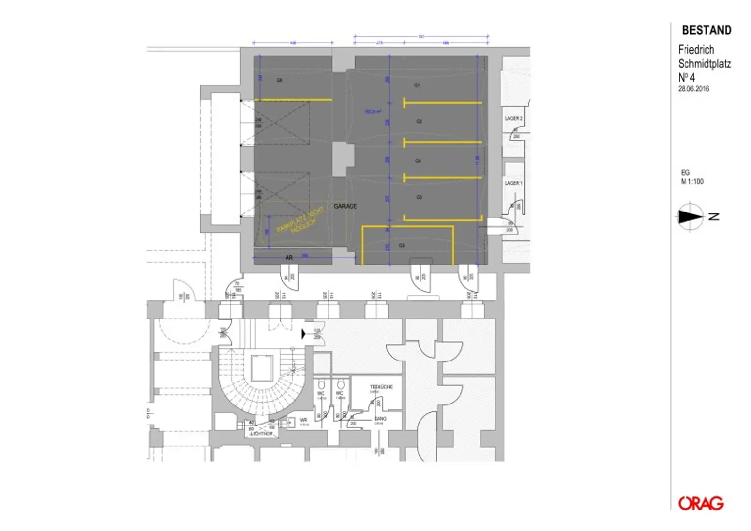 Garagenstellplatz im 8. Wiener Gemeindebezirk zu vermieten