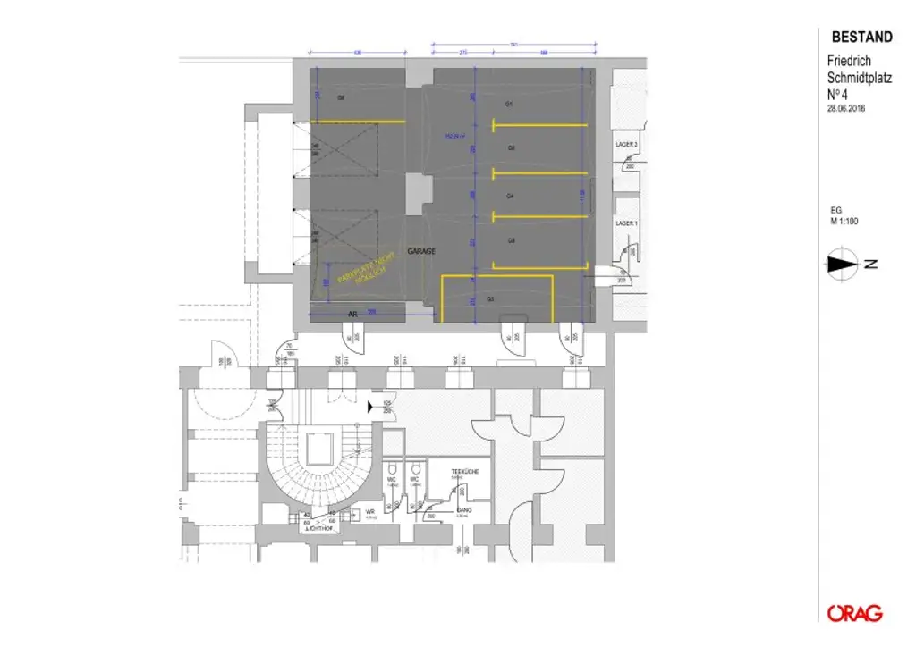 Garagenstellplatz im 8. Wiener Gemeindebezirk zu vermieten