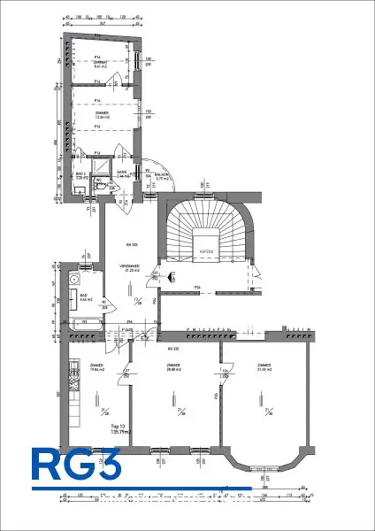 Repräsentative 5 Zimmer Wohnung mit Balkon