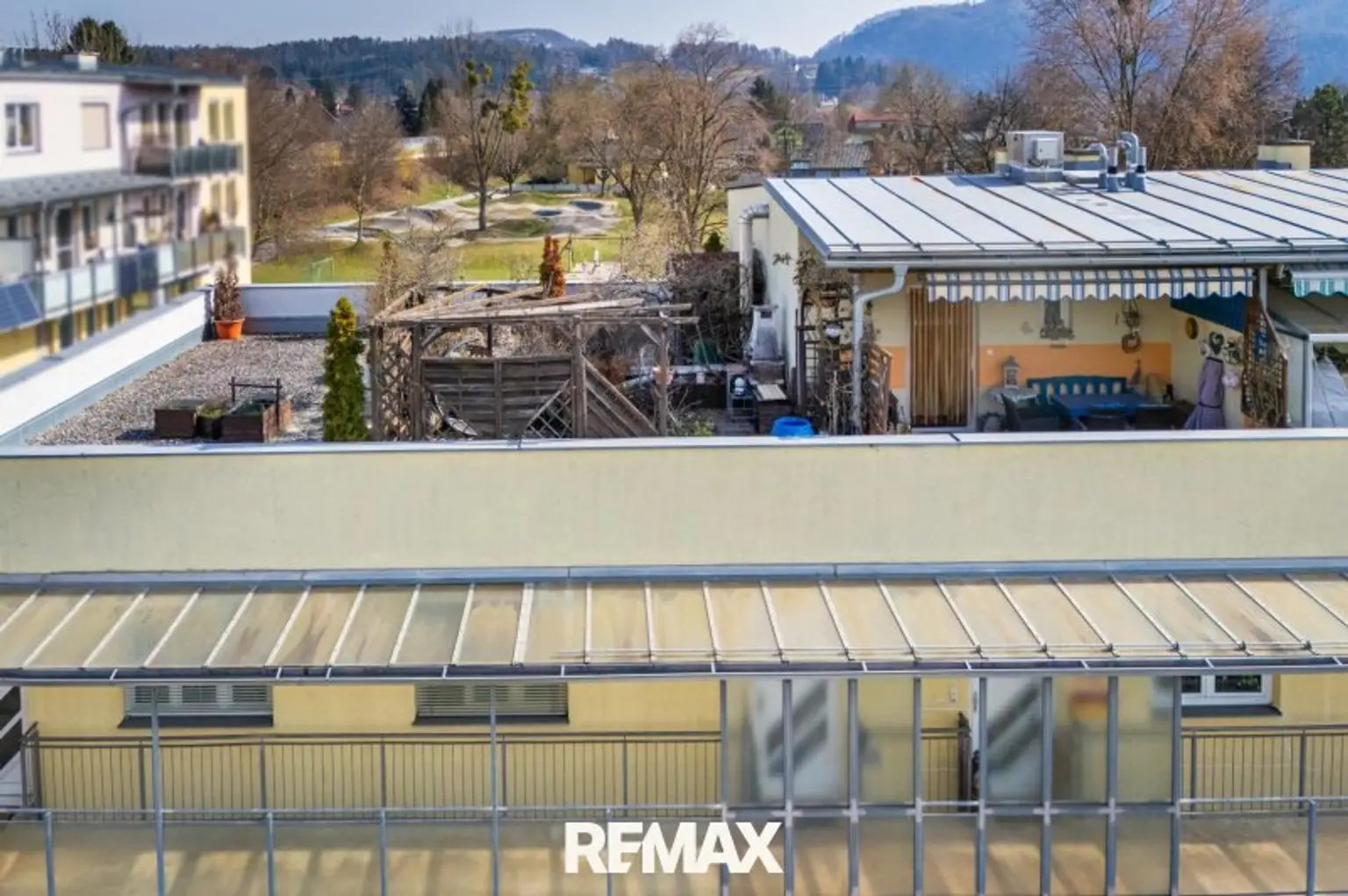 Dachterrasse Luftbild
