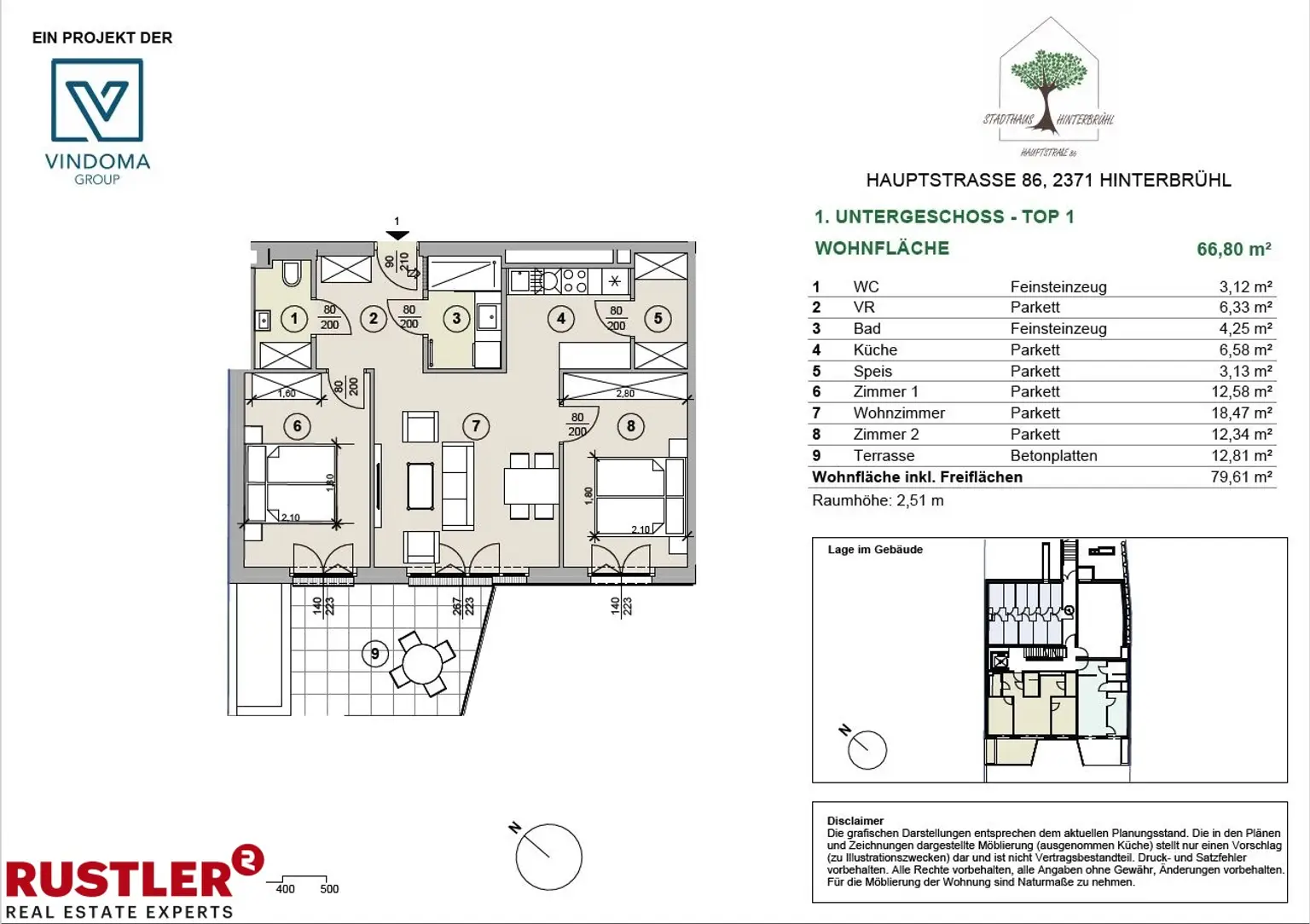 Wohnen auf der Sonnenseite in Hinterbrühl