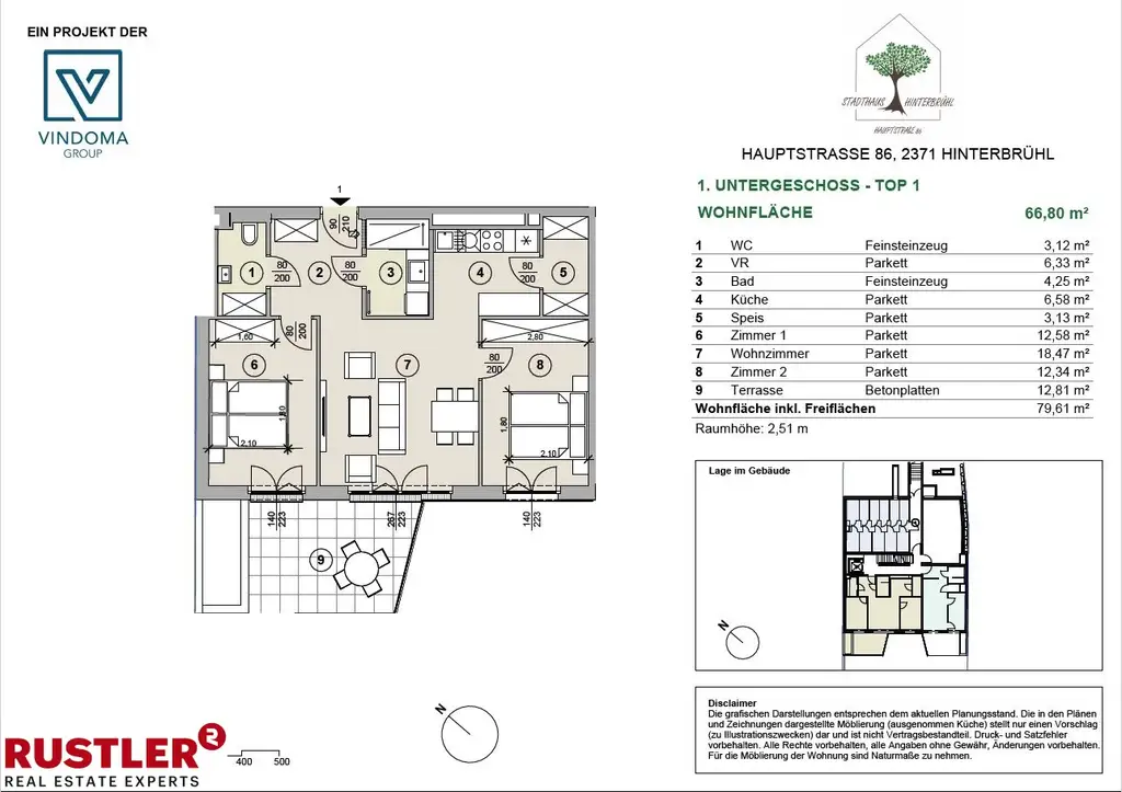 Wohnen auf der Sonnenseite in Hinterbrühl