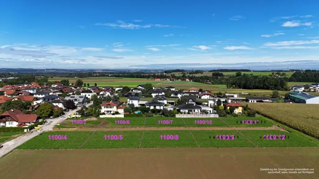 Ebenes Baugrundstück im Grünen | Steinerkirchen Frohnhofen | GST-Nr. 1100/2