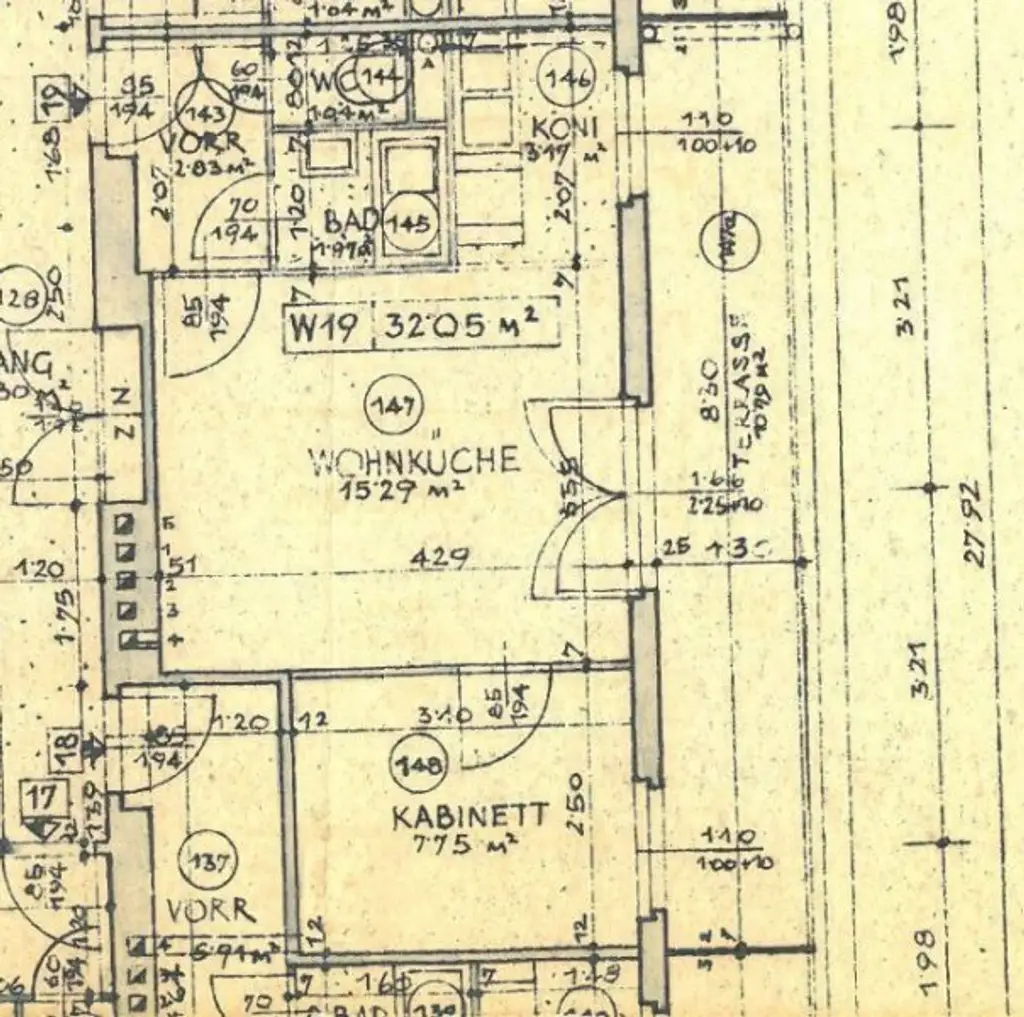Toll geschnittene, helle 2-Zimmer-Wohnung mit viel Potential | riesige Terrasse | separierte Küche