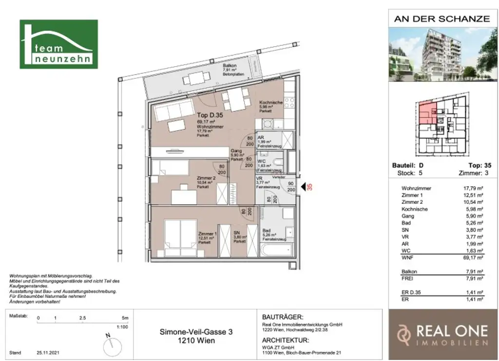 „An der Schanze“ – Exklusives Wohnen im Donaufeld