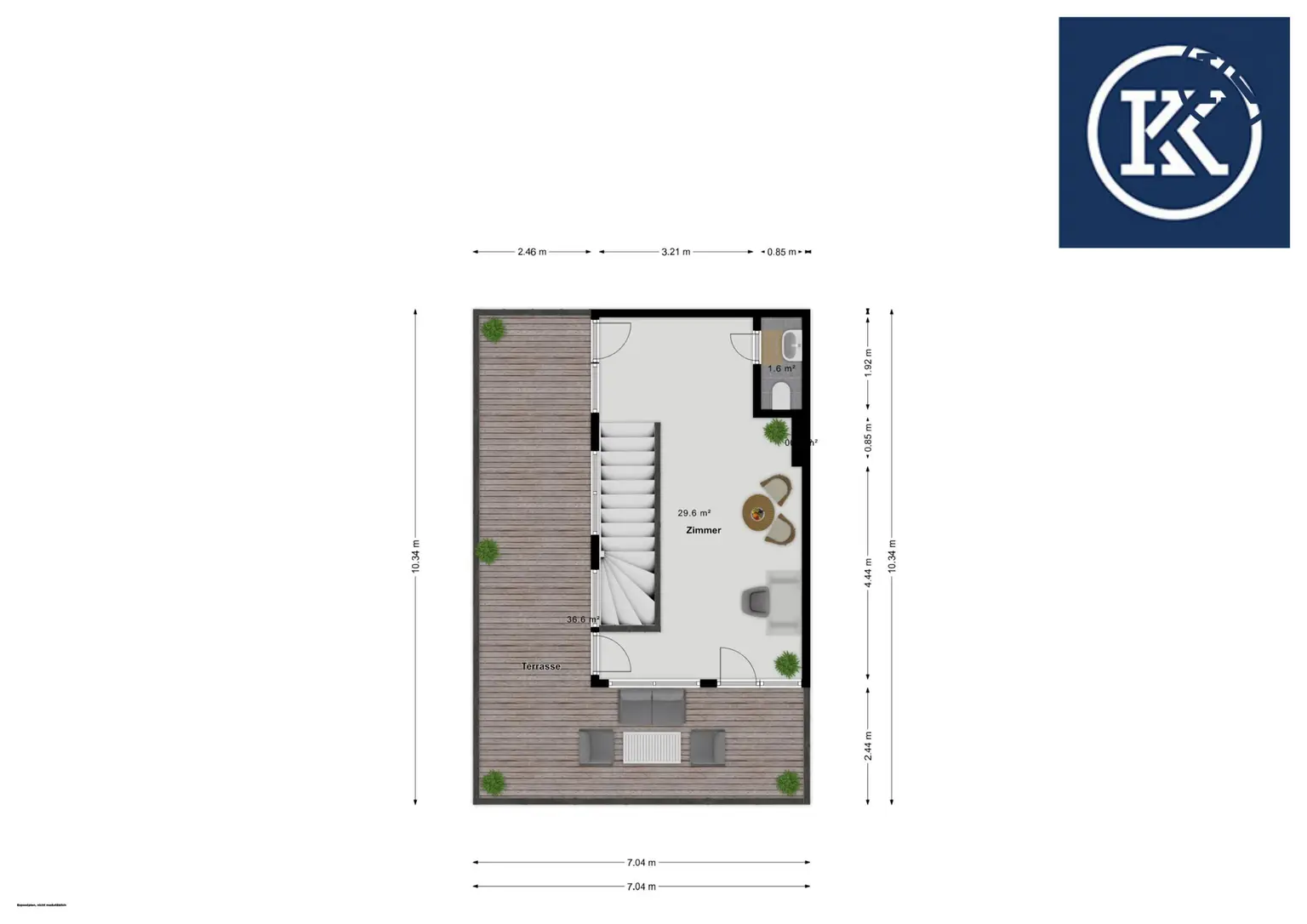 Zuhause im Grünen – Lichtdurchflutete Wohnung mit Dachterrasse & Gartenoase