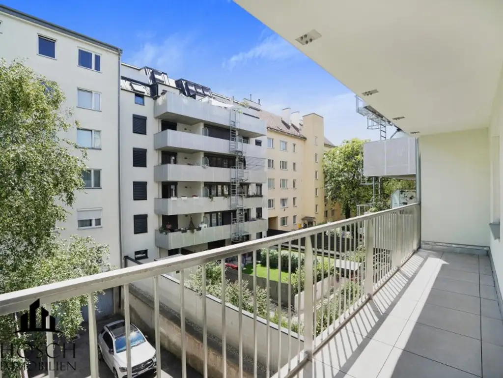 Helle, zentral begehbare 3-Zimmer-Wohnung mit Balkon in Toplage