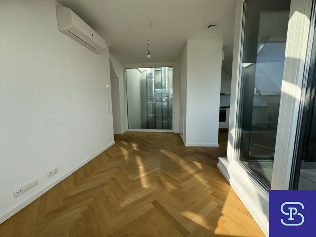 Provisionsfrei: Klimatisierte 73m² DG-Wohnung + 10,2m² Terrasse Nähe Karmelitermarkt - 1020 Wien