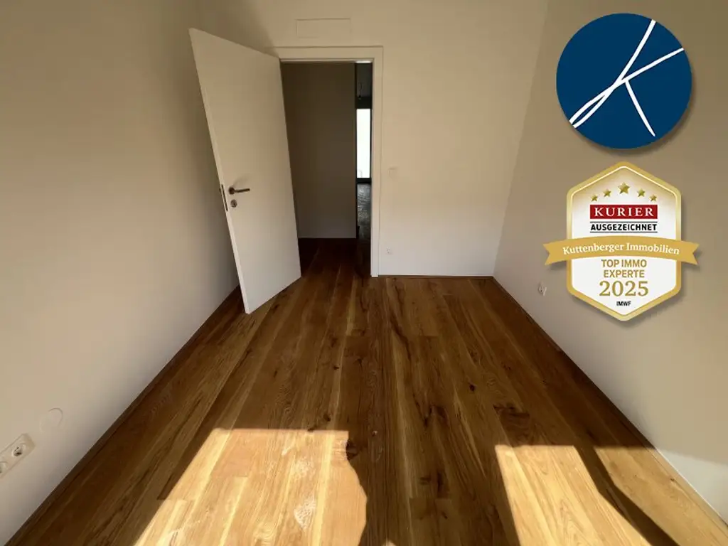 *Superprojekt: "Über den Baumwipfeln" Top 43  Erstklassige 3-Zimmer Wohnung mit Blick auf die Kastanienbäume + Balkon