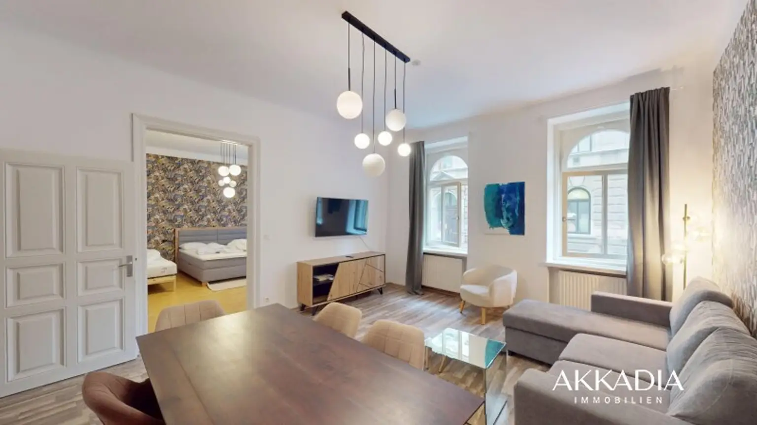 Nähe U4 I 2 Zimmer I Komplett möbliert
