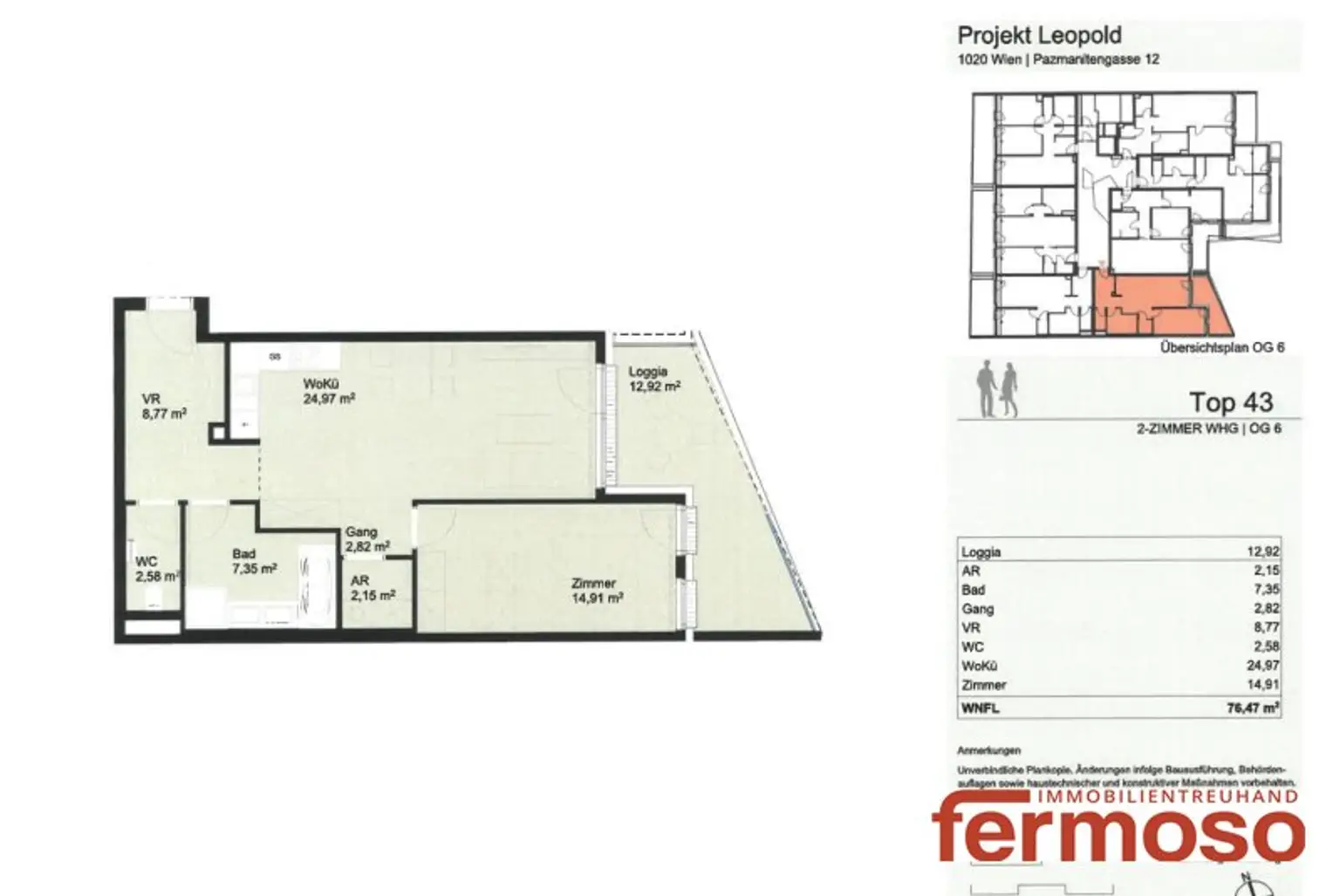 Charmante 2-Zimmer-Wohnung mit Loggia – Pazmanitengasse, 2. Bezirk