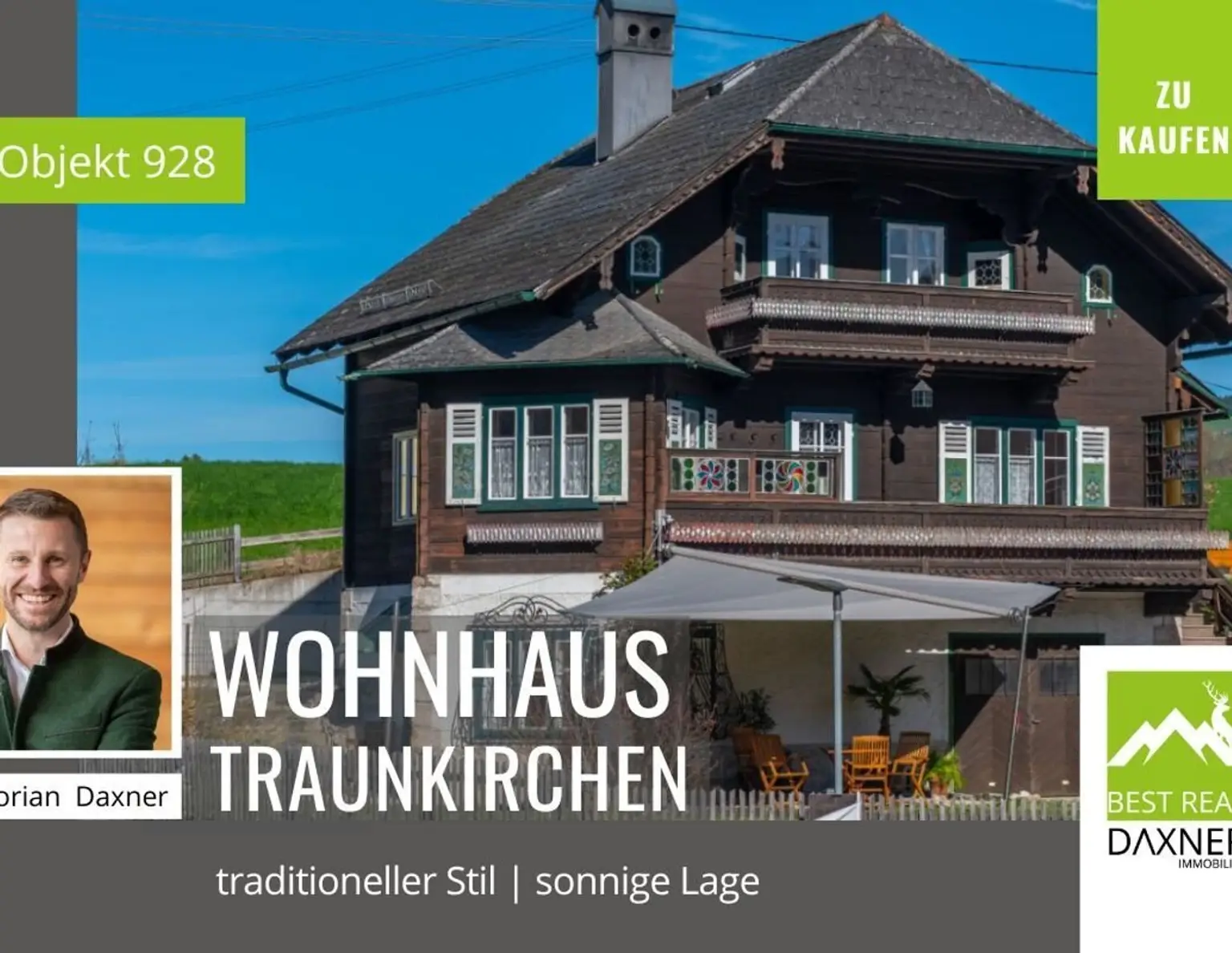 Liebliches Wohnhaus mit traditionellem Stil in Traunkirchen