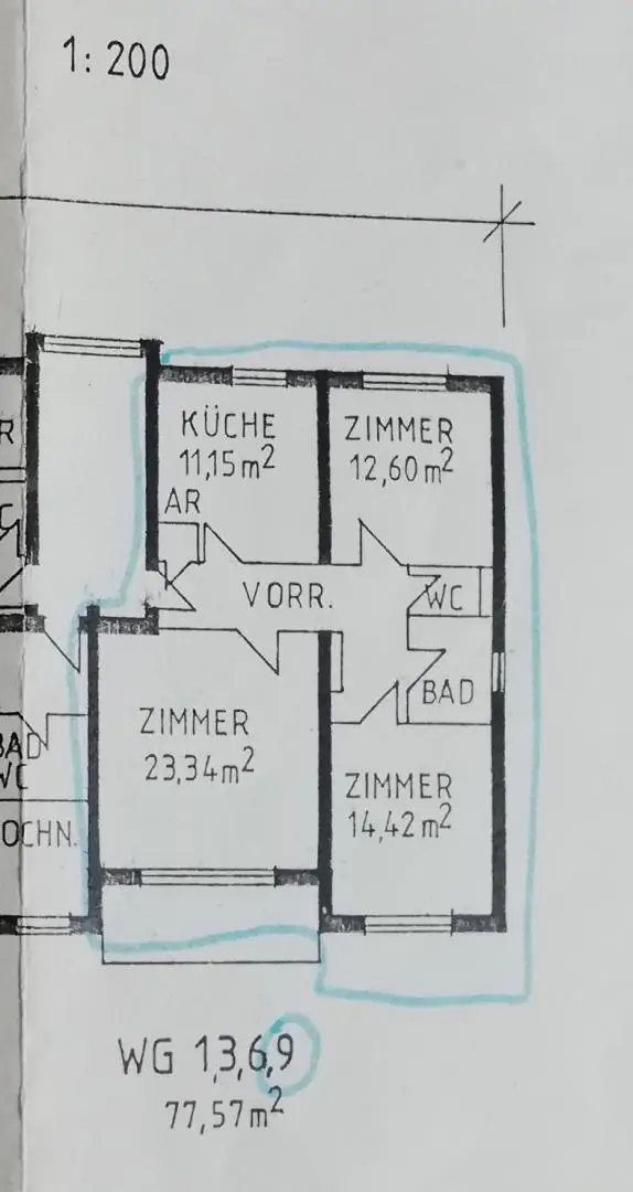 Schöne, ruhige Wohnung in Sackgassenlage!