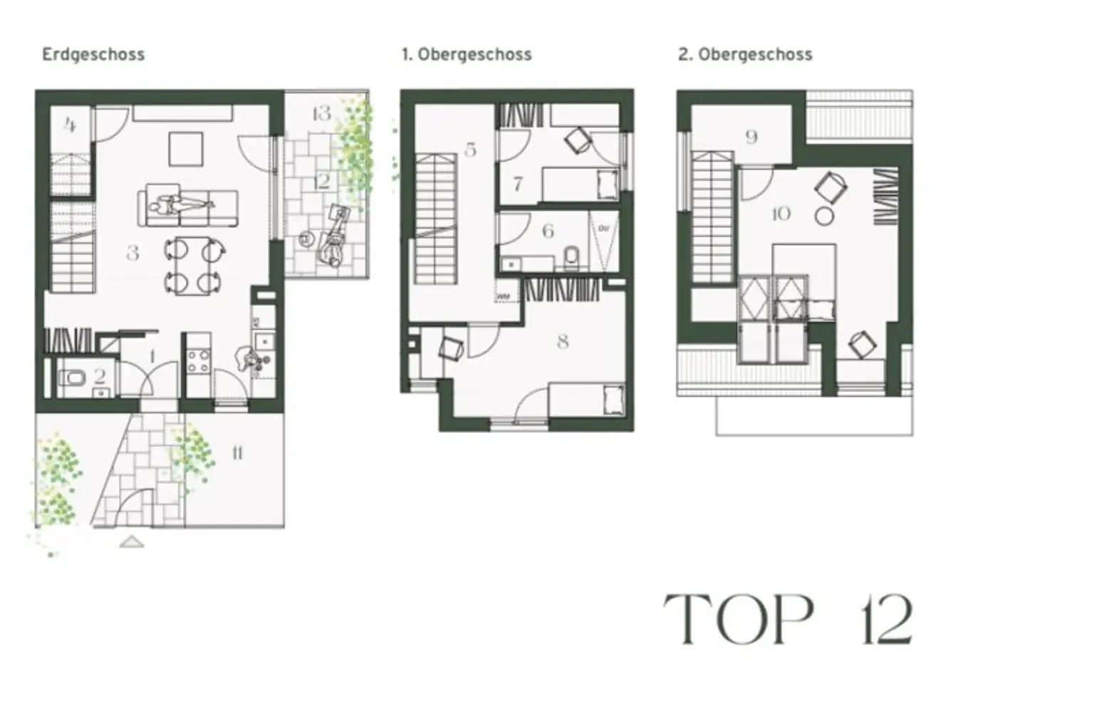 Einmalige Chance: Modernes Townhouse mit zwei Eingängen!