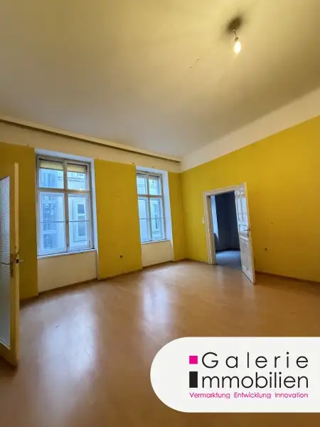 Absolut ruhige, sanierungsbedürftige Stadtwohnung beim Museumsquartier