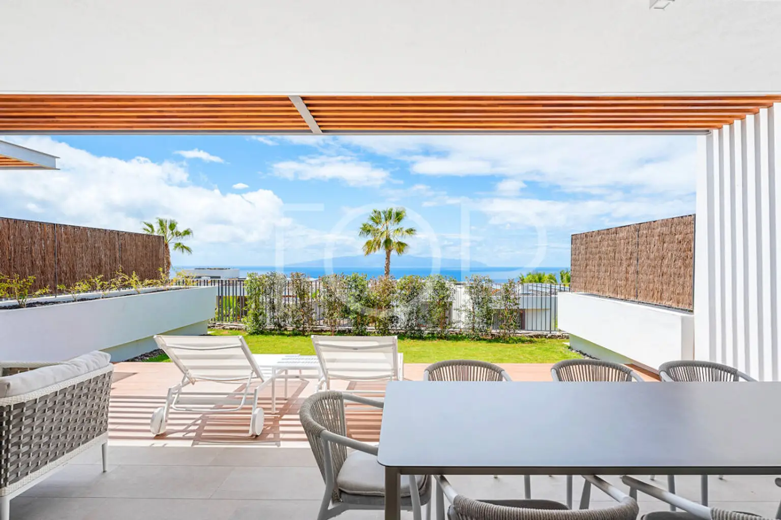 Luxus-Duplex mit drei Schlafzimmern und Meerblick in Abama Golf Resort