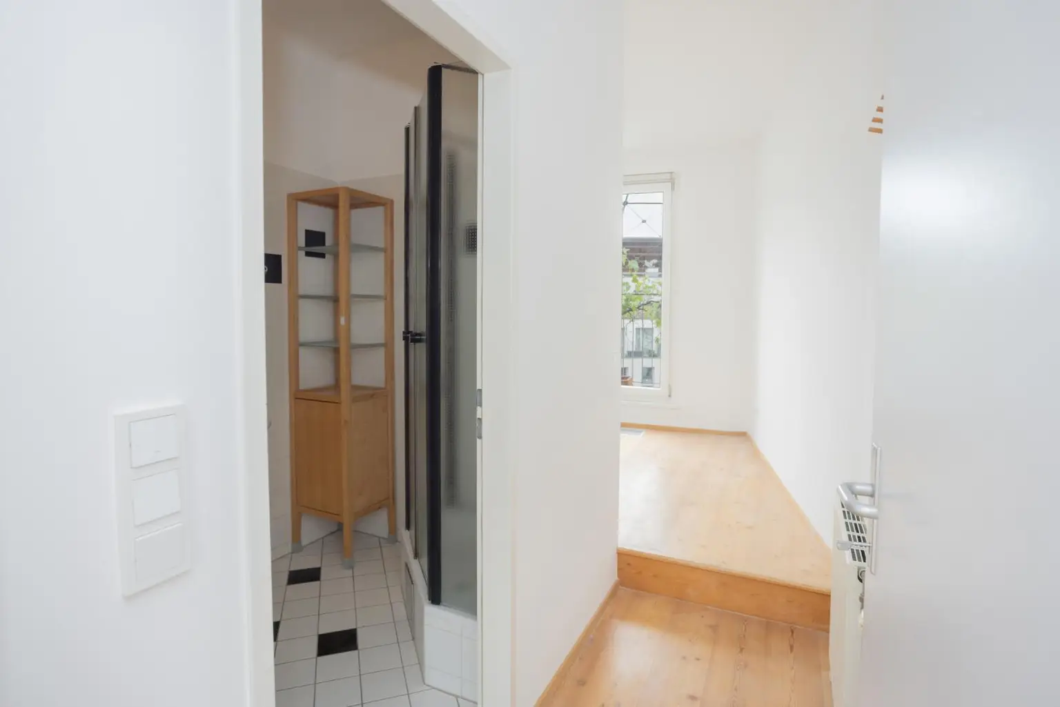 Schlafzimmer mit Bad