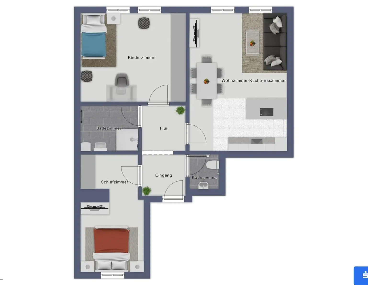 2-Zimmer-Wohnung im Zentrum von Bruck an der Mur