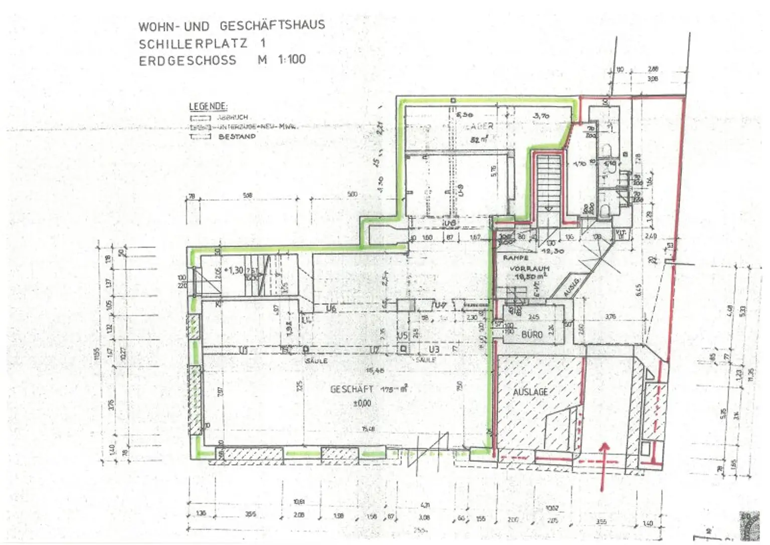 Wohn- und Geschäftshaus mit 550m² im Zentrum von Feldkirchen zum Superpreis