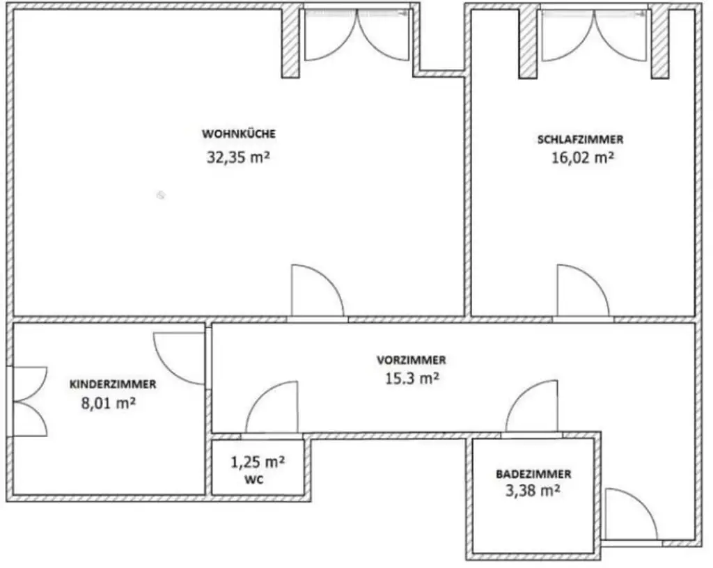 Dachgeschosswohnung mit Grünblick – 3 Zimmer im 18. Bezirk