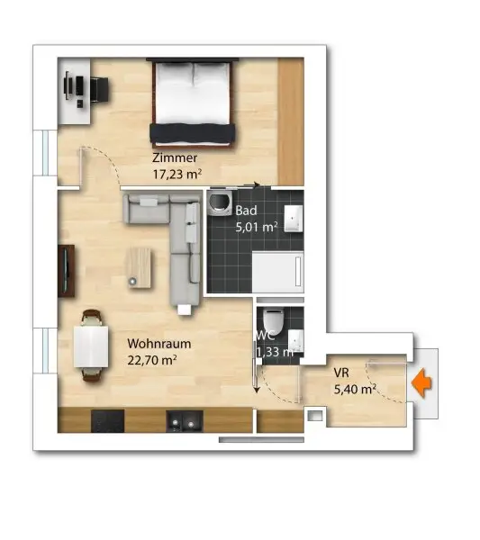 AB 01. JANUAR VERFÜGBAR I MODERNES WOHNEN IN ZENTRALER LAGE I STILVOLLE EINBAUKÜCHE I KPL8 – KOMFORT TRIFFT INTELLIGENTE TECHNIK I WALK-IN-DUSCHE I HAUSTIERFREUNDLICH I