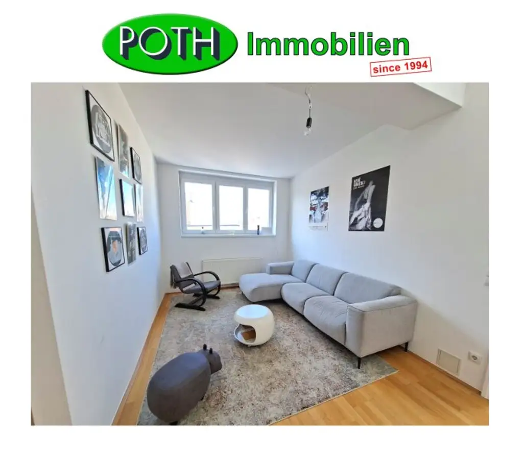 möblierte 3 Zimmer Dachgeschoßwohnung mit Terrasse Nähe Wiedner Hauptstraße