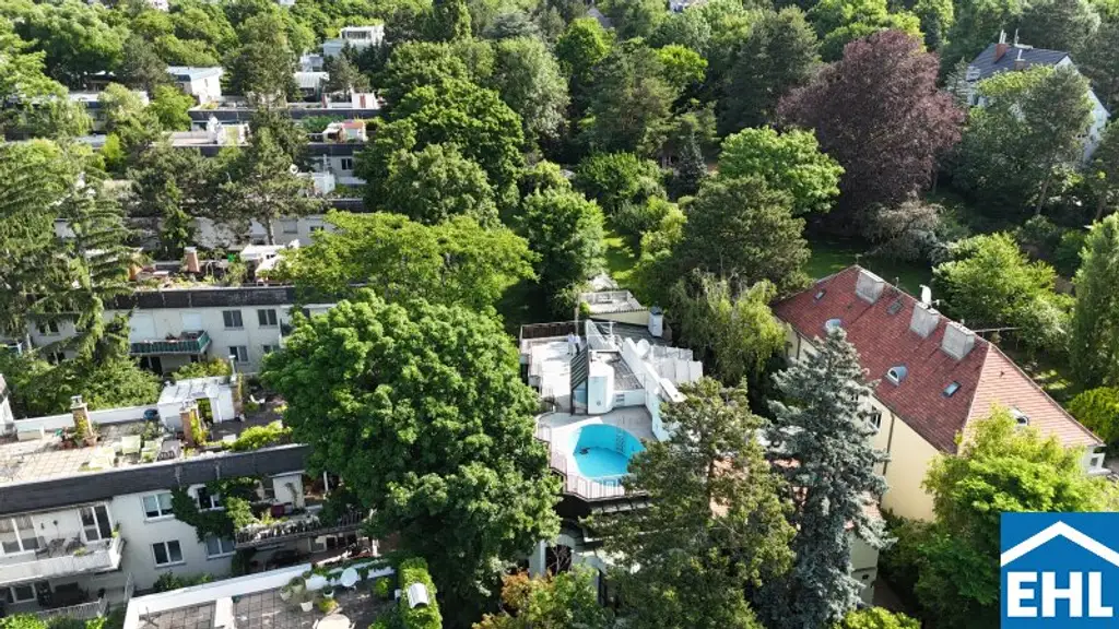 Stilvolle Villa mit Außenpool in exklusiver Grünruhelage des 19. Bezirks