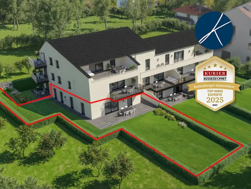 Lichtdurchfluteter Gartentraum mit 7 Terrassentüren (Top 4) - Neubauprojekt am Kremser Steindl