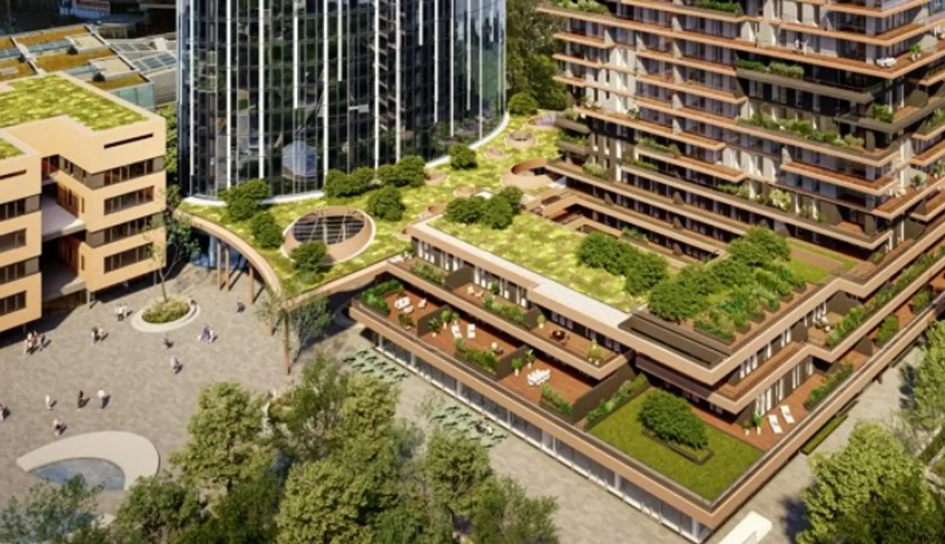 Grünblick Parkseite