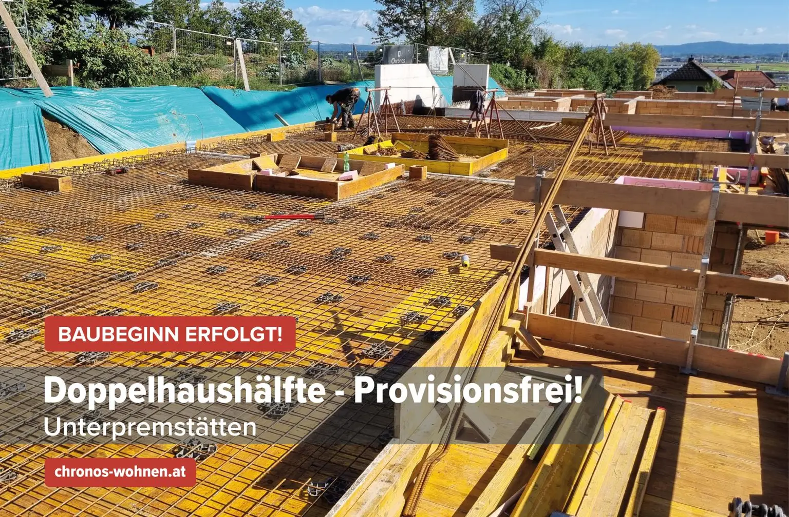 Sommer-AKTION! Baubeginn Erfolgt! Neubau-Doppelhaushälfte in Unterpremstätten! Provisionsfrei und direkt vom Bauträger!