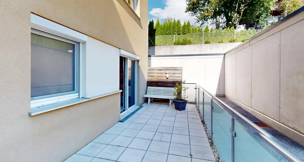 Modernes Wohnen mit Terrasse & Garten – Ihr 2-Zimmer-Traum!