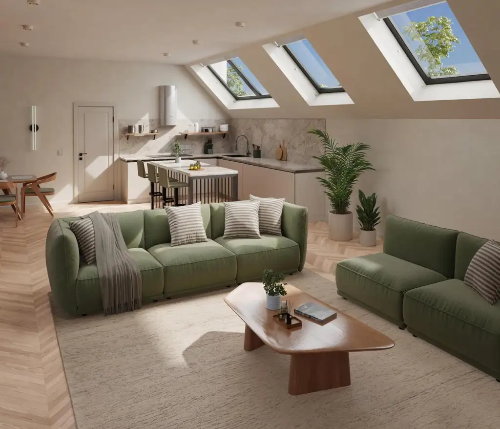 RAUMWUNDER: 5 Zimmer Neubauwohnung mit Balkon
