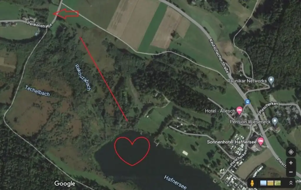 Schöne landwirtschaftliche Flächen mit 3.208m² - Nähe Hafnersee - Kein Baugrund!