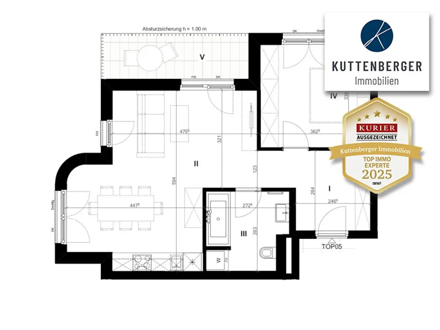 Biberhaufenweg (U2 Nähe) - Schöne Neubauwohnung mit Balkon