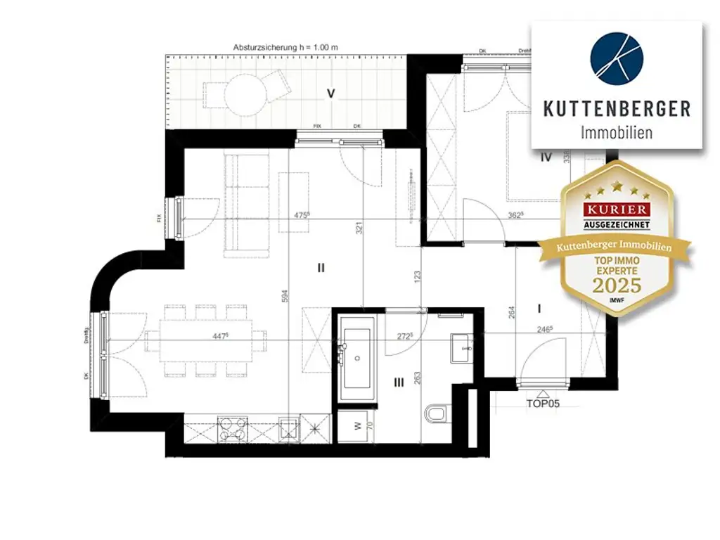 Biberhaufenweg (U2 Nähe) - Schöne Neubauwohnung mit Balkon