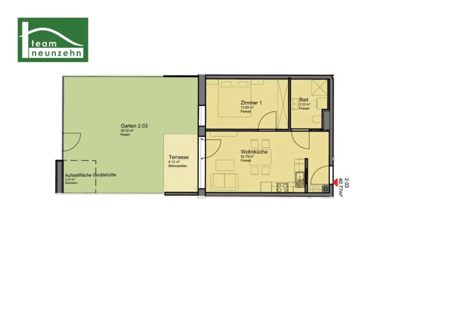 Das Beste aus Stadt und Natur! Wohnen im Herzen von Wiener Neustadt! 2-Zimmer Wohnung in TOP LAGE - JETZT ANFRAGEN