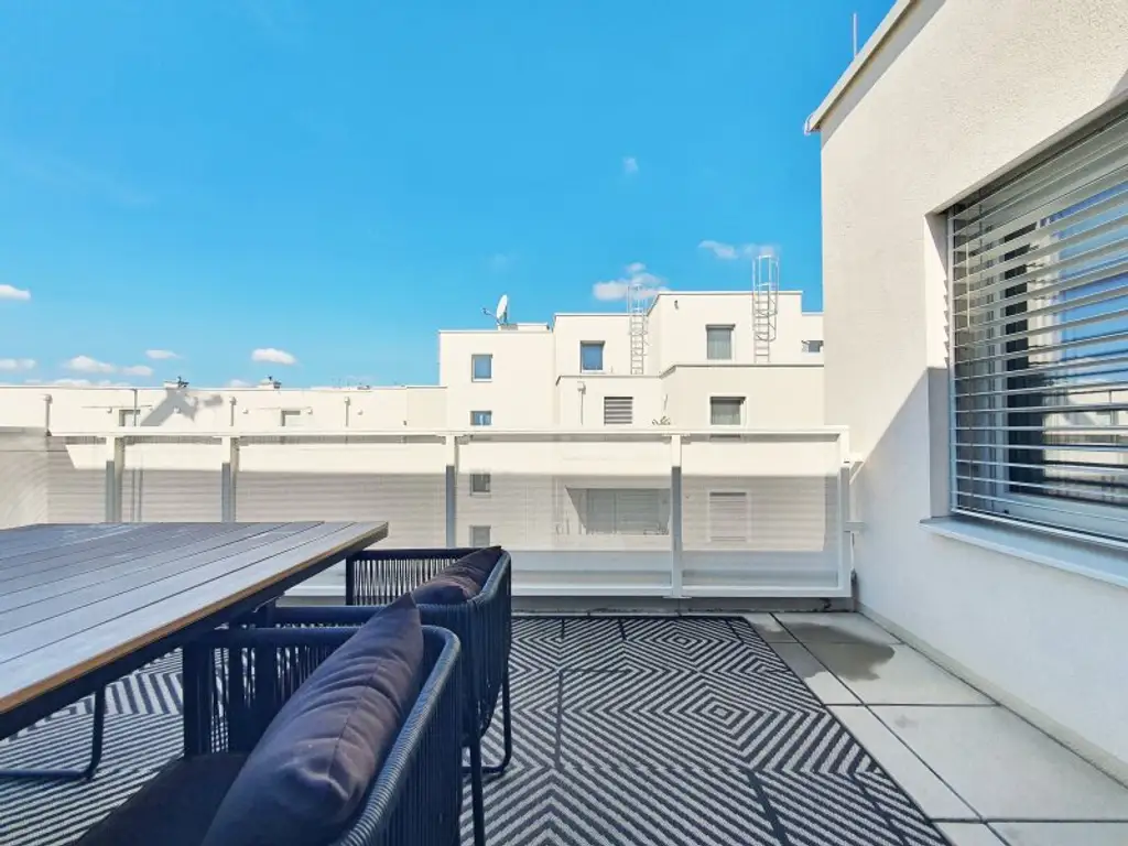 ++NEU++ AMBIENTE22: TOP-moderner 3-Zimmer-Wohntraum mit großzügiger 11,30 m² Terrasse und Tiefgaragenplatz beim Blumengärten Hirschstetten! +++