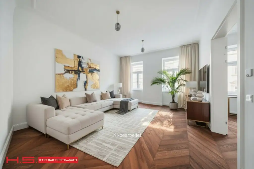 TOPLAGE SERVITENVIERTEL -  NOCH 3 STILERSTBEZÜGE ca. 90m² WFL als SOFORTBEZUG  + 2 ELITÄRE DACHWOHNUNGEN ab 12/2027 - GENERALRENOVIERTES STILHAUS