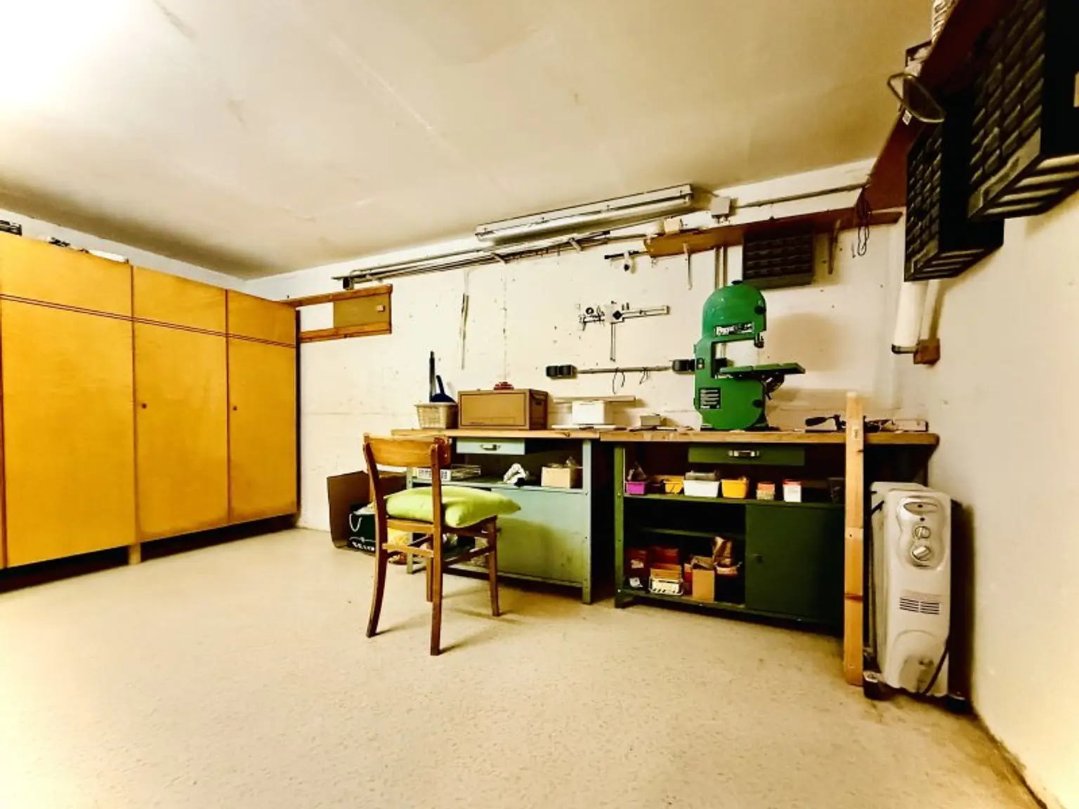 Heimwerken im Luftschutzraum