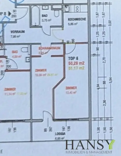Vollmöblierte 3-Zimmer-Wohnung mit Loggia & zwei getrennt begehbaren Schlafzimmern! (WG-tauglich) 5 Gehminuten zur Mariahilfer-Straße