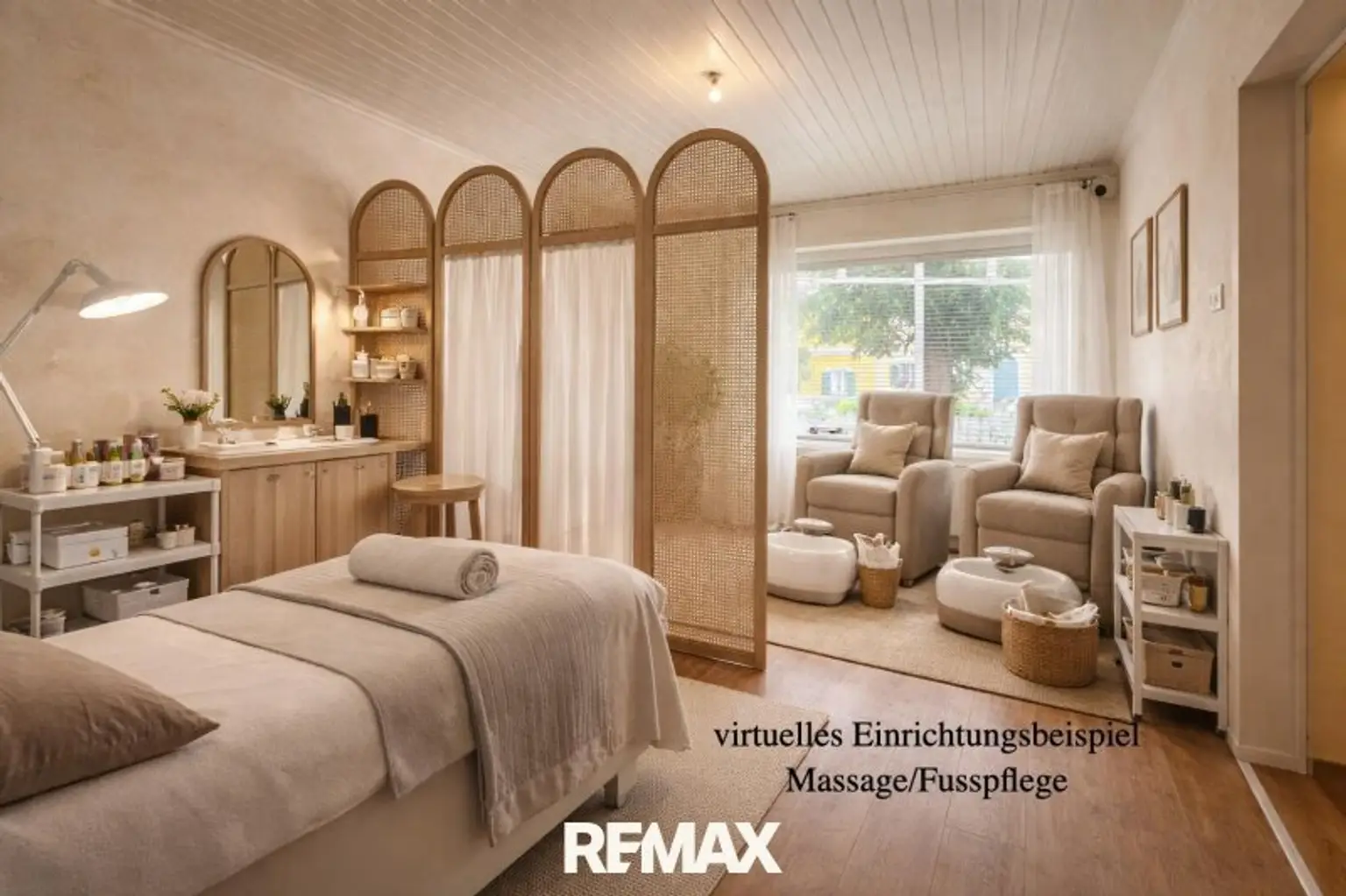 1_Massage_Fußpflege virtuelles Einrichtungsbeispie