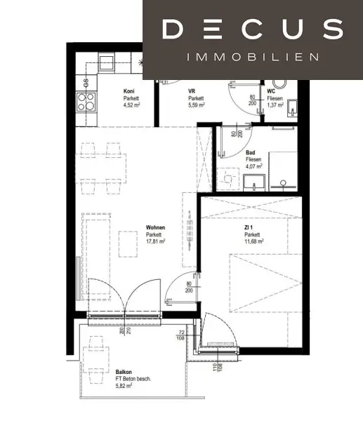| AB FEBRUAR | 2 ZIMMER | BALKON | SÜDSEITIG | NAHE THERESA-TAUSCHER-PARK