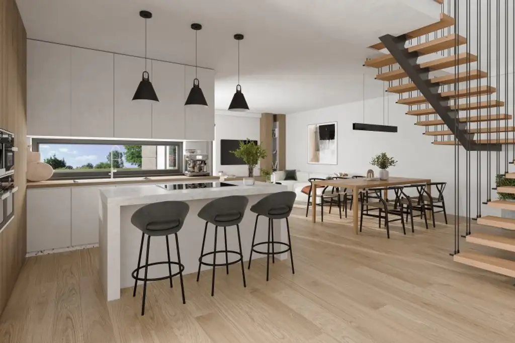 Moderne Doppelhaushälfte auf Eigengrund - 5 Minuten von 1220 Wien - mit Garten, Terrasse und 2 Stellplätzen